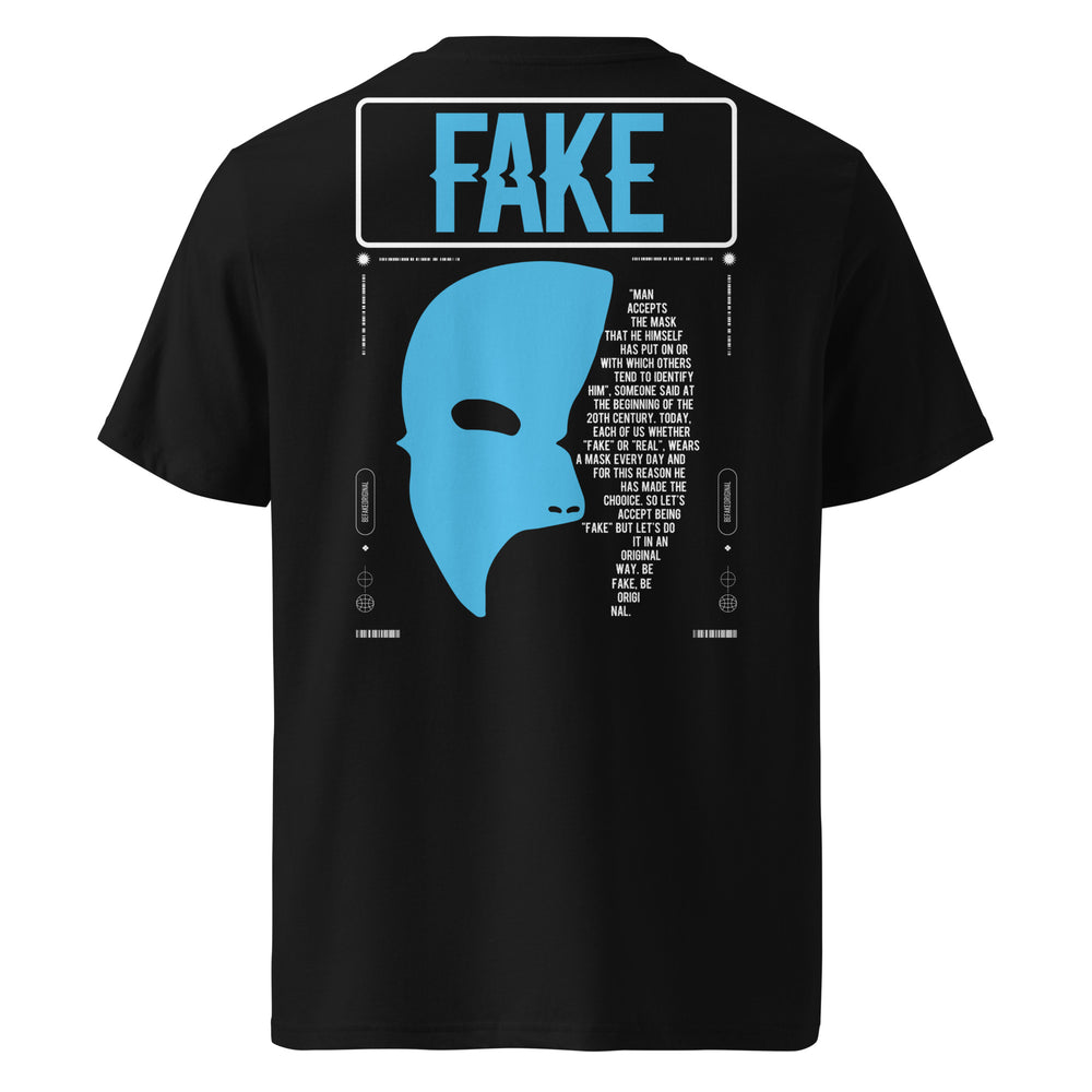 Fake T-Shirt Black | Blue