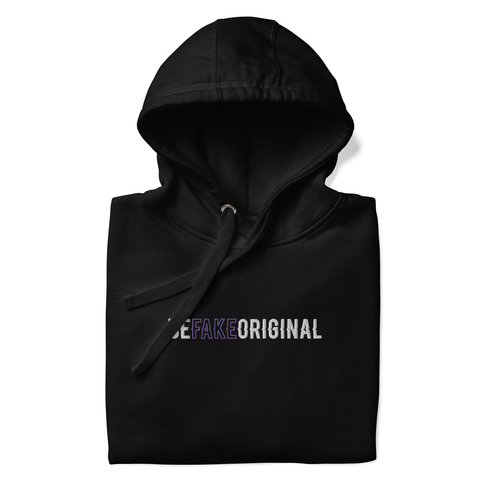 Fake Hoodie Black | Purple