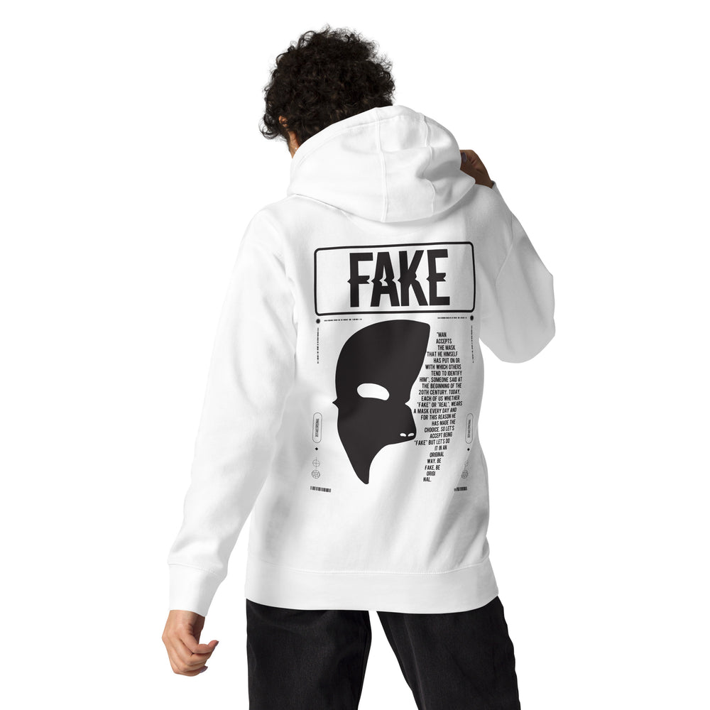 Fake Hoodie White