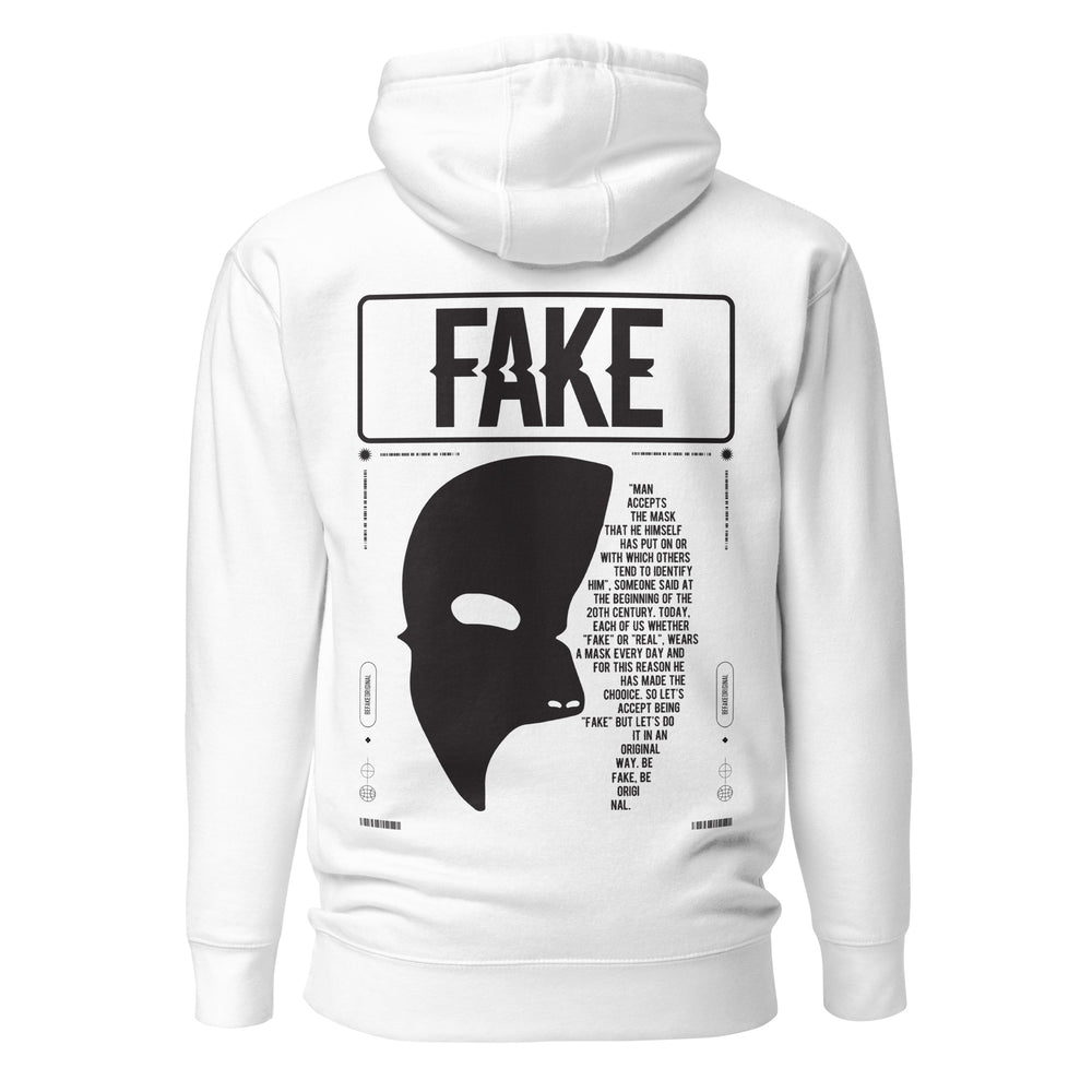 Fake Hoodie White