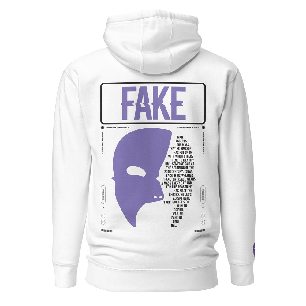 Fake Hoodie White | Purple