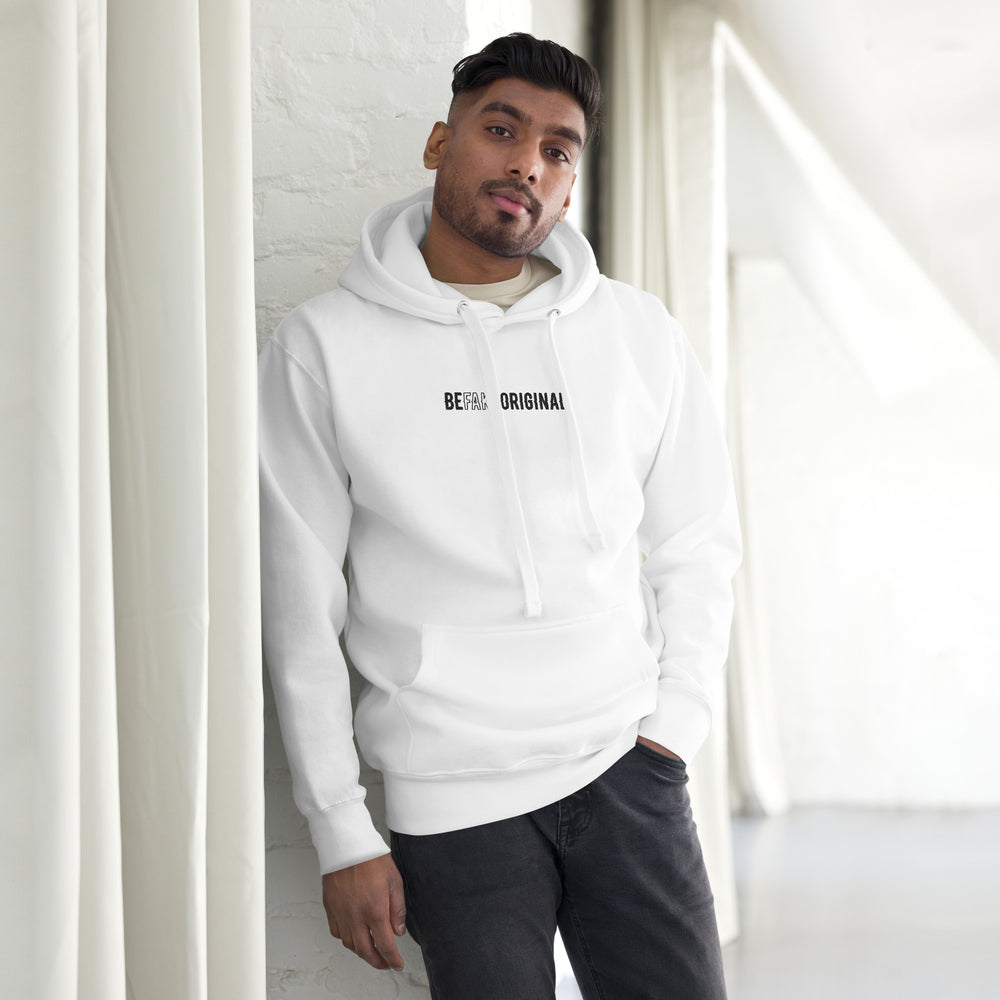 Fake Hoodie White