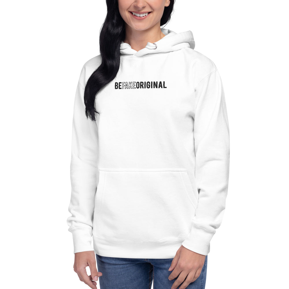 Fake Hoodie White