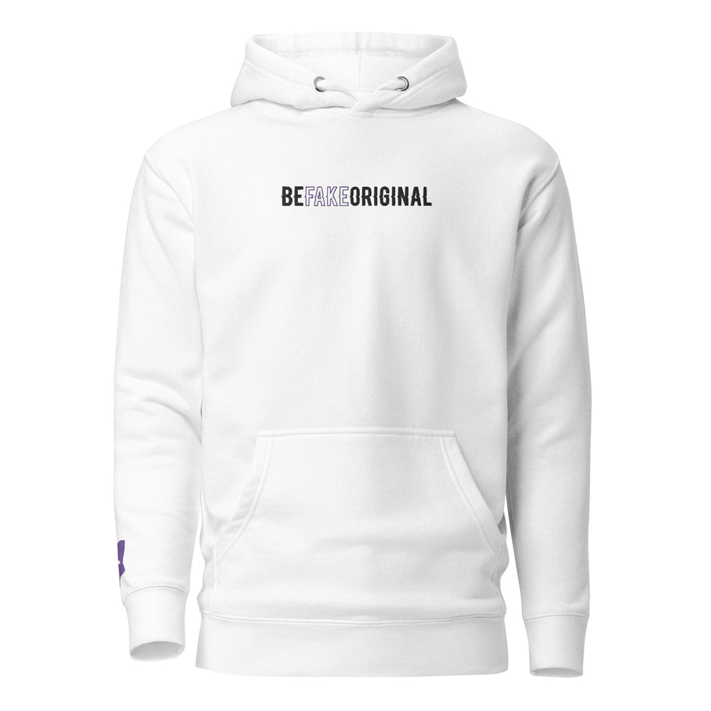 Fake Hoodie White | Purple