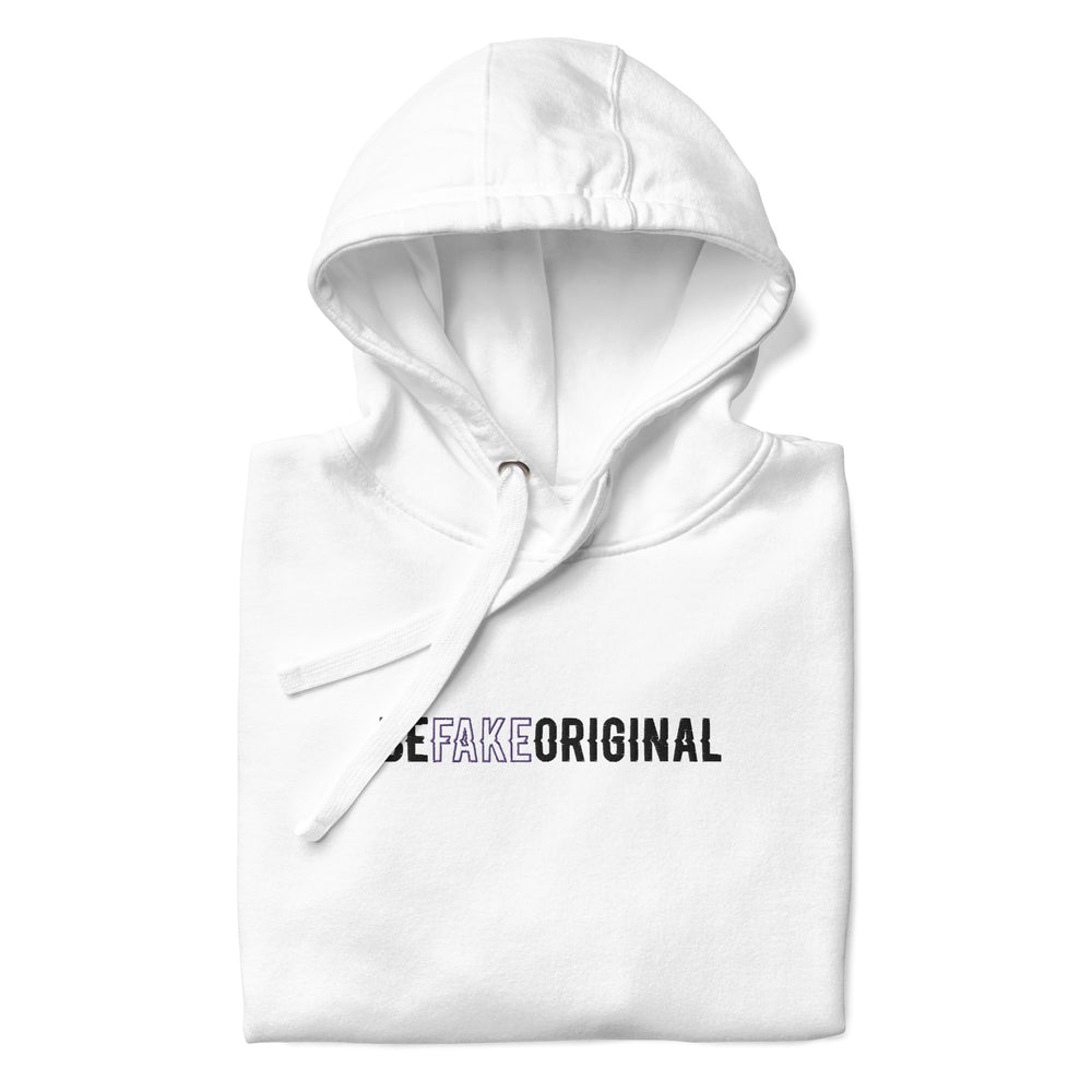 Fake Hoodie White | Purple