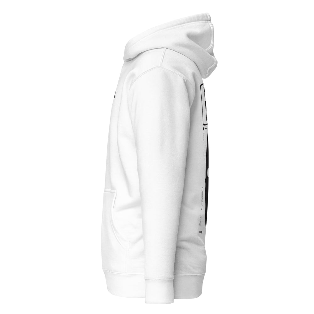 Fake Hoodie White